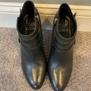 Vince Camuto black booties